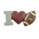 OHIO State University I LOVE Football Magnet in Team Colors~~So Cute!