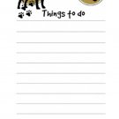 Fun DOG Die Cut List Pad/Note Pad--I LIKE BIG MUTTS AND I CANNOT LIE--Magnetic
