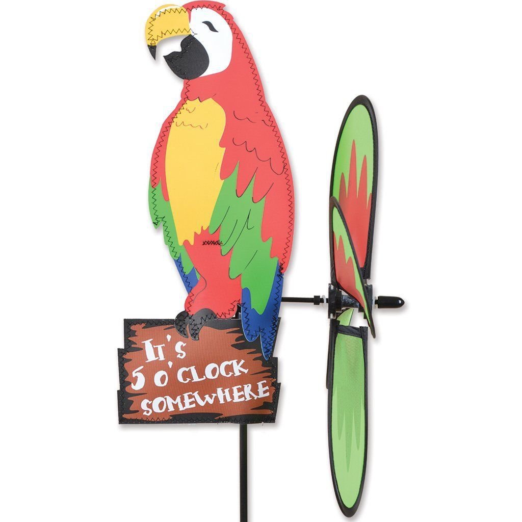 PARTY MACAW Petite Garden Wind Spinner by Premier Kites & Designs