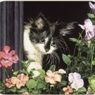 MOUSE PAD--Cat-First Spring--Printed in the U.S.A.--Polyester/Neoprene