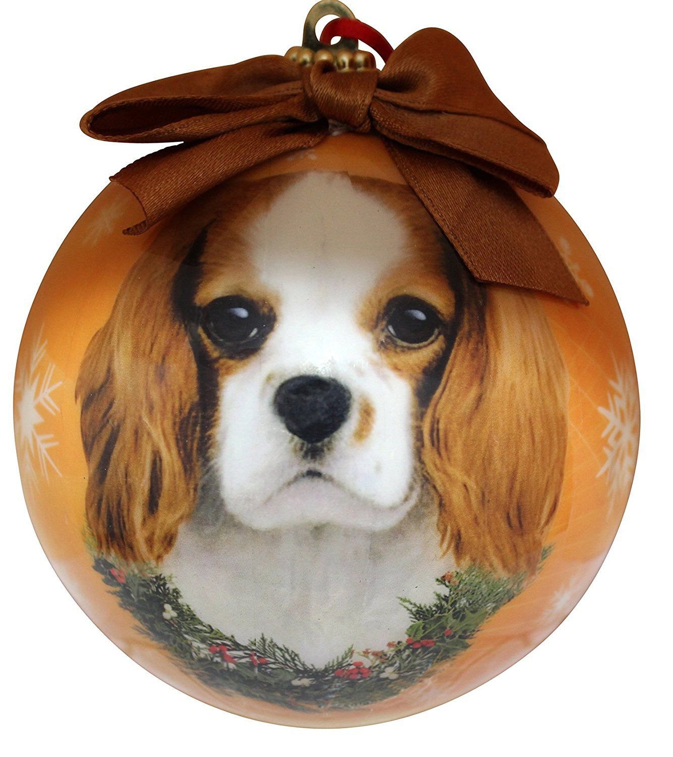 CAVALIER KING CHARLES--Shatterproof Ball Ornament--3"-- by E & S Pets