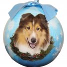 SHELTIE---Shatterproof Ball Ornament--3"-- by E & S Pets