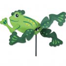 13" Frog Spinner, Whirligig, Yard Stake, Garden Decor