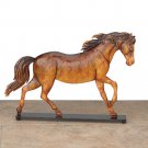 Metal Trotting Horse Decor 13" wide by 10" High