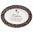 Life's Message Mini Plates w/metal Stand--#17701--MOTHER-Carson HOME Accents