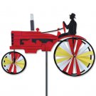 23" Old Red Tractor Spinner, Yard Stake, Garden Decor by Premier Designs