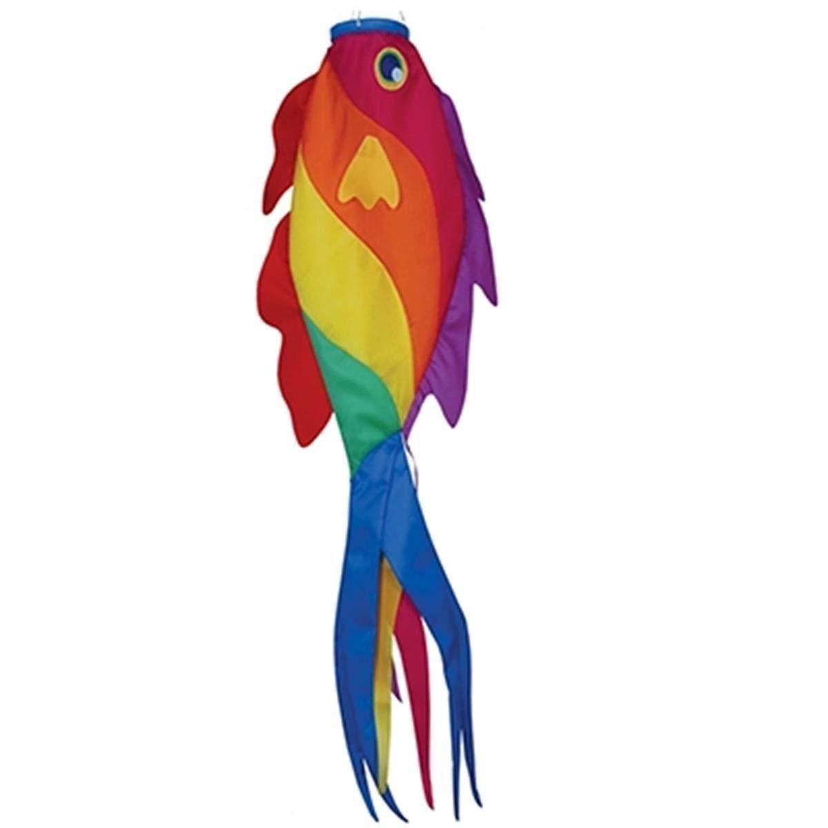 WINDSOCK–52 in. Rainbow Wrasse Fish Windsock by Premier Designs