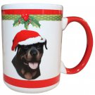 ROTTWEILER 15 oz. Christmas Coffee Mug by E&S Pets