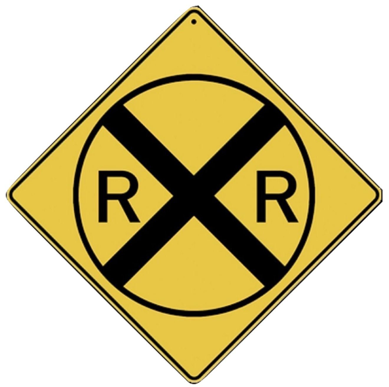 Знак шестнадцати. Railroad Crossing знак. Знак 1.16. Входной знак. Знак Crossing Railroad жёлтый.