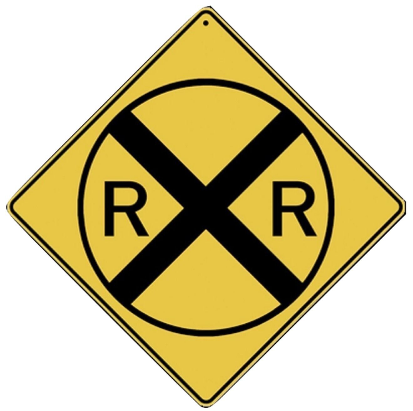 16 обозначение. Railroad Crossing знак. Знак 1.16. Входной знак. Знак Crossing Railroad жёлтый.