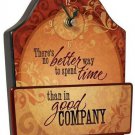 Wall or Desk Clock by Carson Home Accents--Spend time in GOOD COMPANY #12012