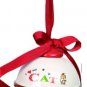 Ceramic Jingle Bell Ornament-I Love My CAT Design--3 1/4" H, 3 1/4" W-SALE-FLAWED