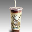 MULE DEER--24 oz. Double Wall Insulated Acrylic Tumbler by American Expedition
