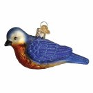 Western Bluebird Blown Glass Ornament by Old World Christmas