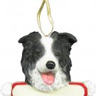 BORDER COLLIE Santa's Pals DOG Christmas Ornament E&S Pets-Personalizable