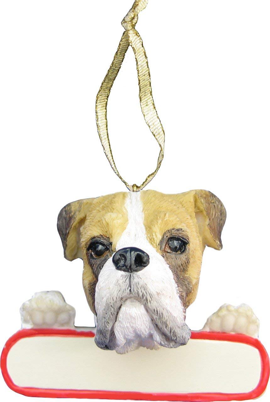 BOXER Santa's Pals DOG Christmas Ornament E&S Pets-Personalizable