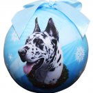 HARLEQUIN GREAT DANE--Shatterproof Ball Ornament--3"-- by E & S Pets