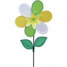 Yellow Lily Flower Spinner Yard Stake by Bold Innovations & Premier Kites