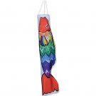 WINDSOCK--36" Koi Windsock -Zigzag Rainbow Design- by Premier Kites