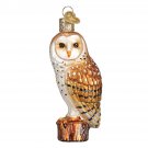 Barn Owl Blown Glass Ornament by Old World Christmas