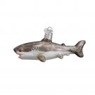 Great White Shark Blown Glass Christmas Ornament by Old World Christmas