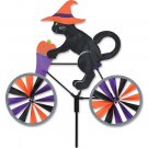 20" HALLOWEEN CAT on a Bike Spinner, Whirligig, Yard Stake, Garden Decor