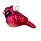 Glass Cardinal Christmas Ornament by Transpac-Style A