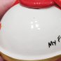 Ceramic Jingle Bell Ornament-I Love My CAT Design--3 1/4" H, 3 1/4" W-SALE-FLAWED