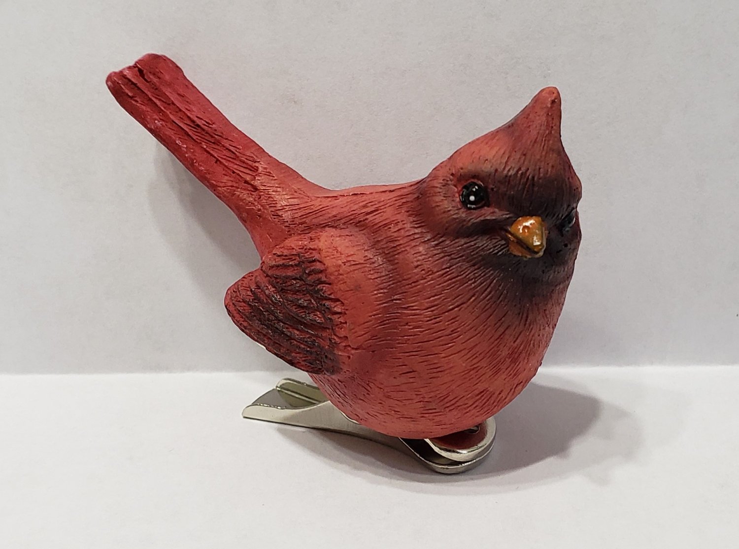 Set of 3 Clip On Cardinal FigurinesOrnaments by Transpac