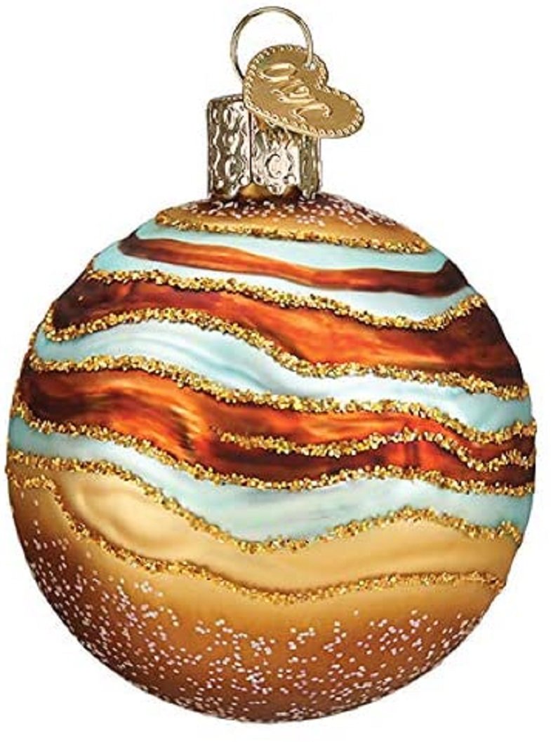 Jupiter Blown Glass Christmas Ornament by Old World Christmas
