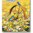 NOTE CARDS by Leanin' Tree --Thanks Blue Birds