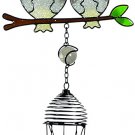 Owls On Branch Wireworks™ Mini Chime WIND CHIME 23.75" by Carson Home Accents