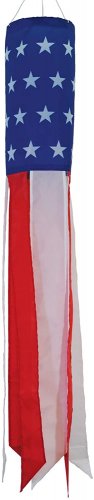 In The Breeze 33" U.S.A Patriotic Stars & Stripes Windsock