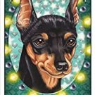 3D Magnetic BOOKMARK with your Favorite DOG BREED on It--MINIATURE PINSCHER