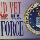 Proud Vet of The Air Force 4" X 8" Auto, Fridge, Locker Magnet