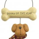 Blossom Bucket Dog w/Bone Christmas Ornament --Doggy of The Year