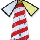 White Shoal Lighthouse Garden Wind Spinner Whirligig by Premier Kites & Designs