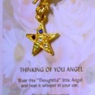 "Thoughtful" Little Angel Pin-Thinking you Angel-Tie Tack Style Pin