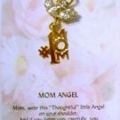 "Thoughtful" Little Angel Pin-#1 Mom Angel-Tie Tack Style Pin