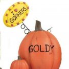 Minnesota Goldy Pumpkin Figurine by Blossom Bucket-I Love Gophers Sign