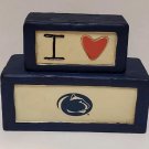 Penn State University Block "I LOVE Penn State" ~~So Cute!~~