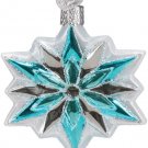 Snowflake Blown Glass Christmas Ornament by Old World Christmas