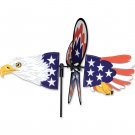 Flying Patriotic Eagle Petite Garden Stake Wind Spinner by Premier Kites & Designs