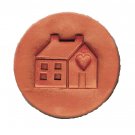 RYCRAFT 2" Round Cookie Stamp with Handle & Recipe Booklet--HOME SWEET HOME
