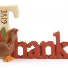 Give Thanks With Thanksgiving Turkey Word Block by Blossom Bucket