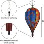 25" Hanging HOT AIR BALLOON-10 Panel Spinner-Fall Leaves by In the Breeze #0997