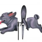 Black PUG Petite Spinner Garden Wind Spinner by Premier Kites