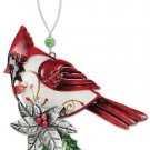 Sunset Vista Designs Glass & Metal Cardinal Ornament