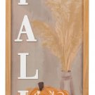 Blossom Bucket Wood Wall Plaque-"Fall" with Pumpkin 19" H