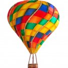 Kurt Adler Tin Hot Air Balloon-2 Sided-Wide Twist Design #S4013